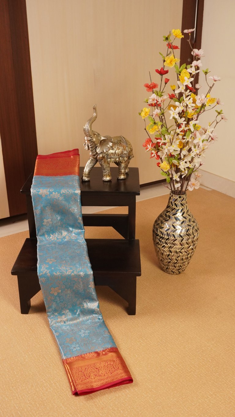 Semi Kanchivaram Tissue Silk Saree