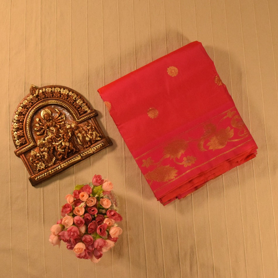 Pink Paithani Silk Saree