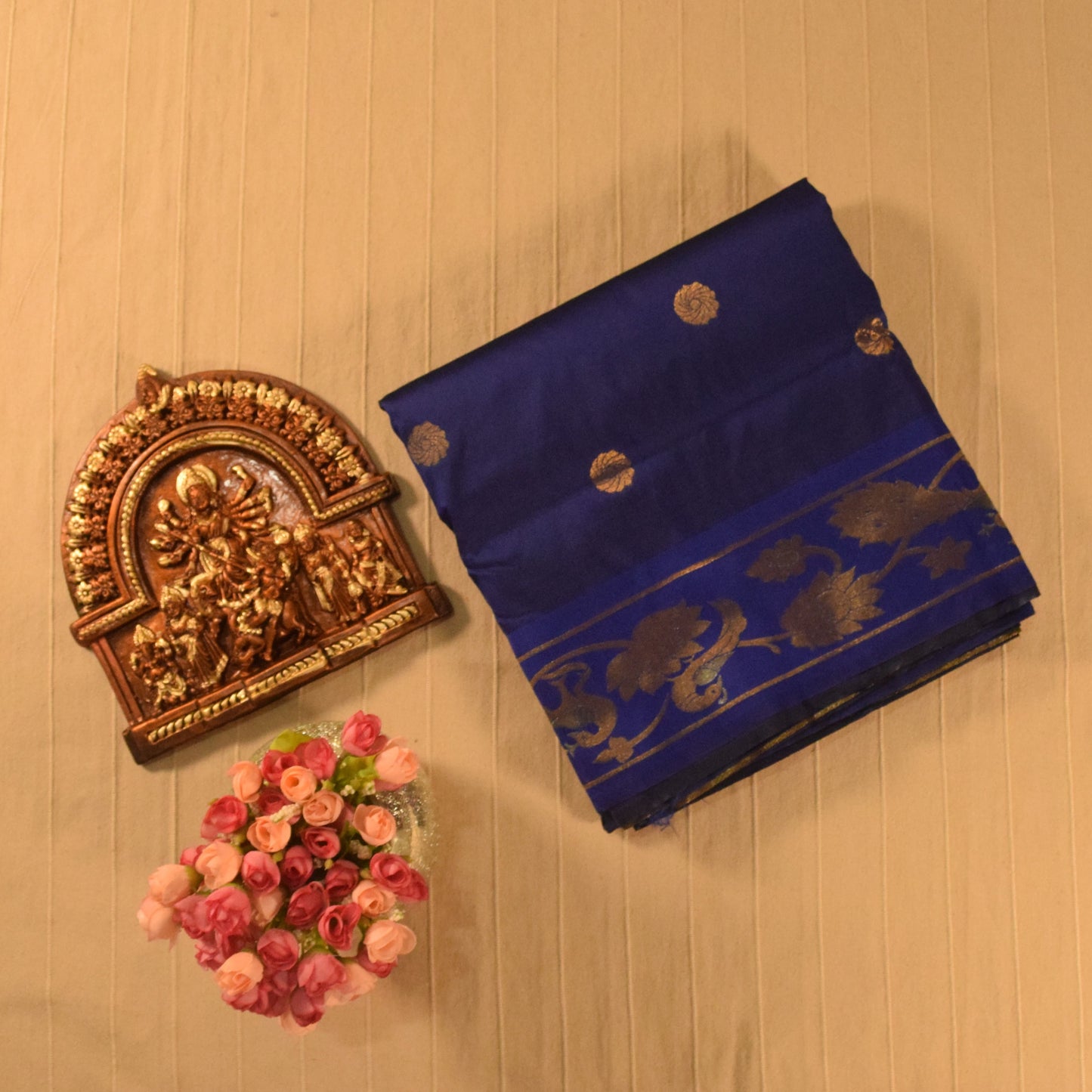 Royal Blue Paithani Silk Saree