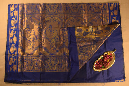 Royal Blue Paithani Silk Saree