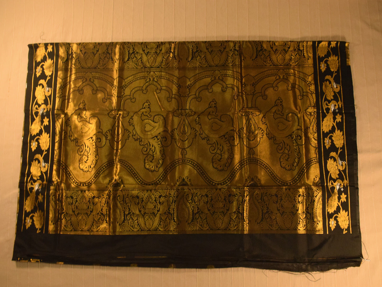 Stunning Black Paithani Silk Saree