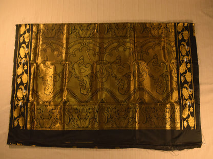 Stunning Black Paithani Silk Saree