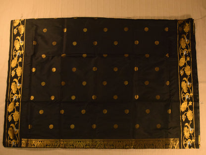Stunning Black Paithani Silk Saree