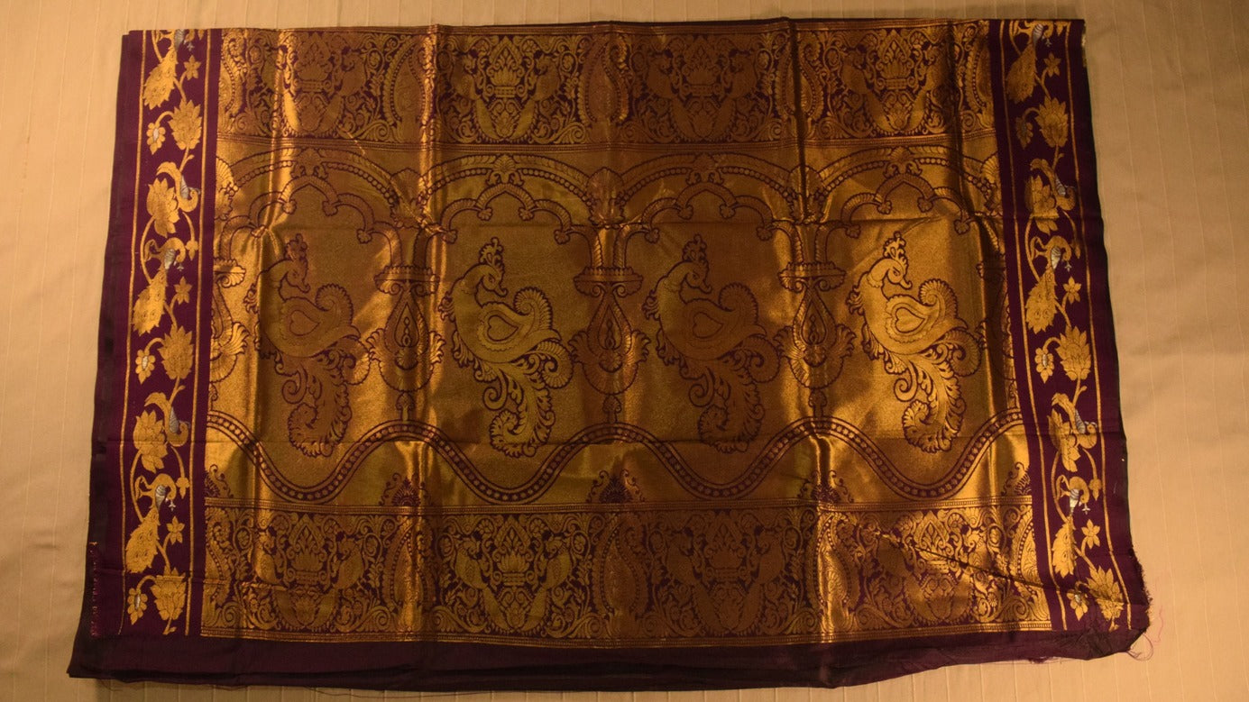 Rich Deep Wine Paithani Silk Saree