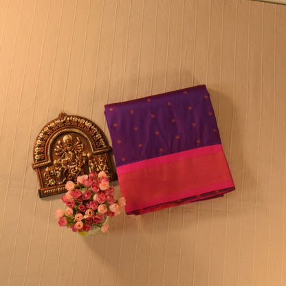 Imperial Purple Paithani Silk Saree