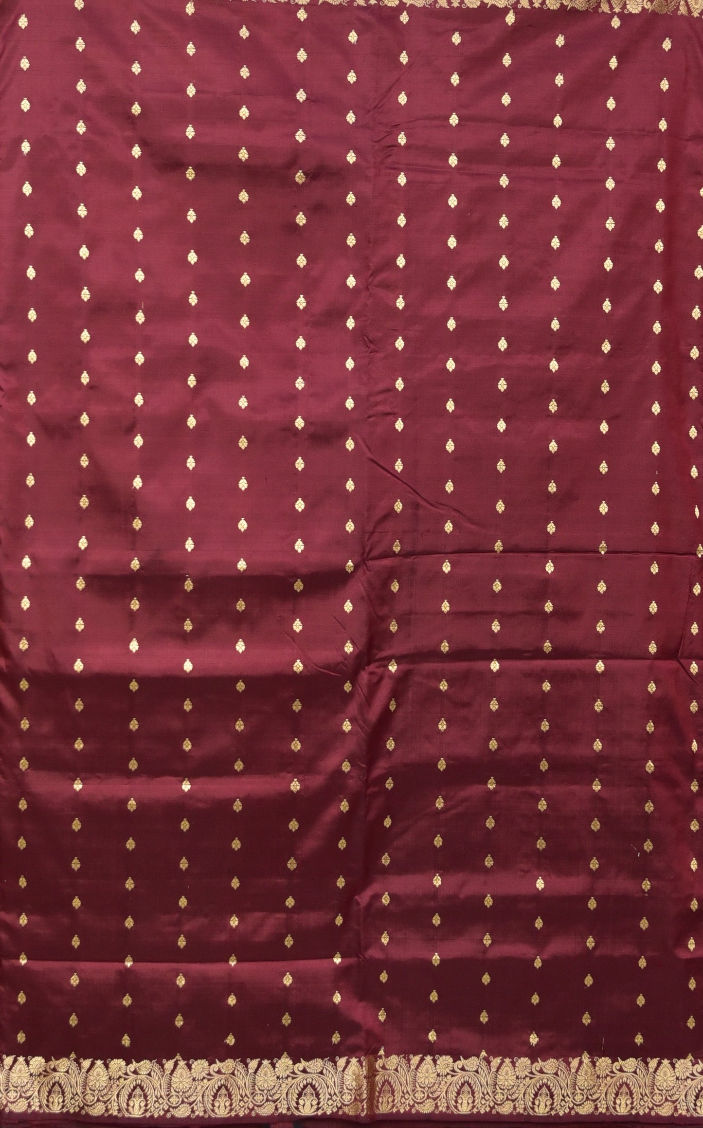 Heritage Maroon Banarasi Katan Silk Saree