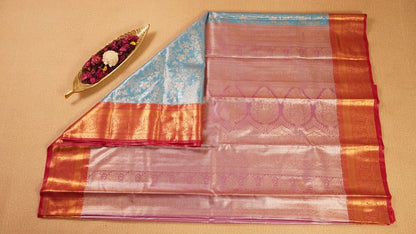 Semi Kanchivaram Tissue Silk Saree