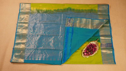 Green Semi Kanchivaram Silk Saree