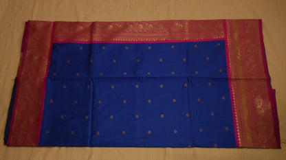 Royal Blue Paithani Silk Saree